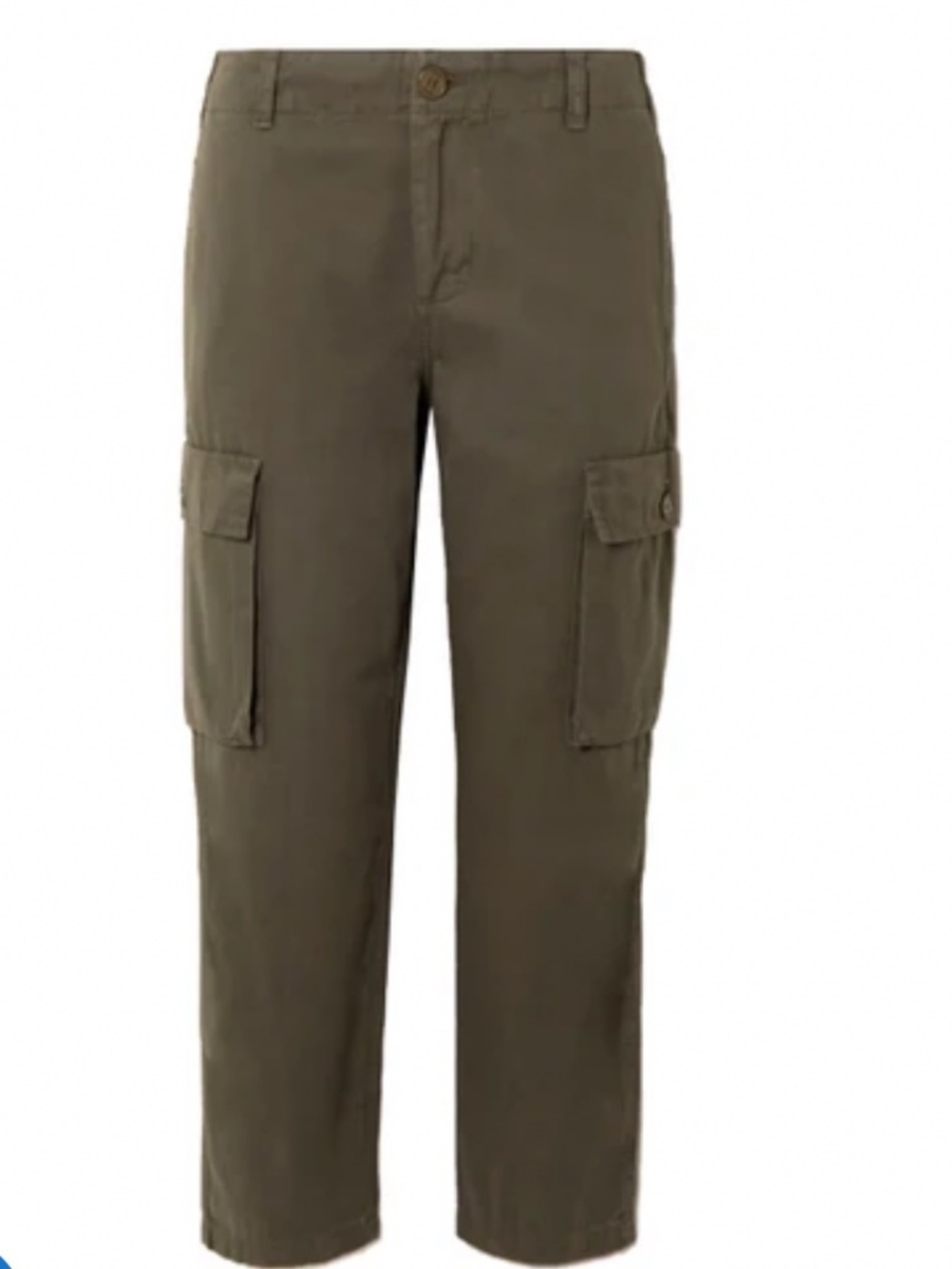 FRAME Relaxed Utility Pants Cargo Green Washed Surplus Cotton RUSPT586 Size 26